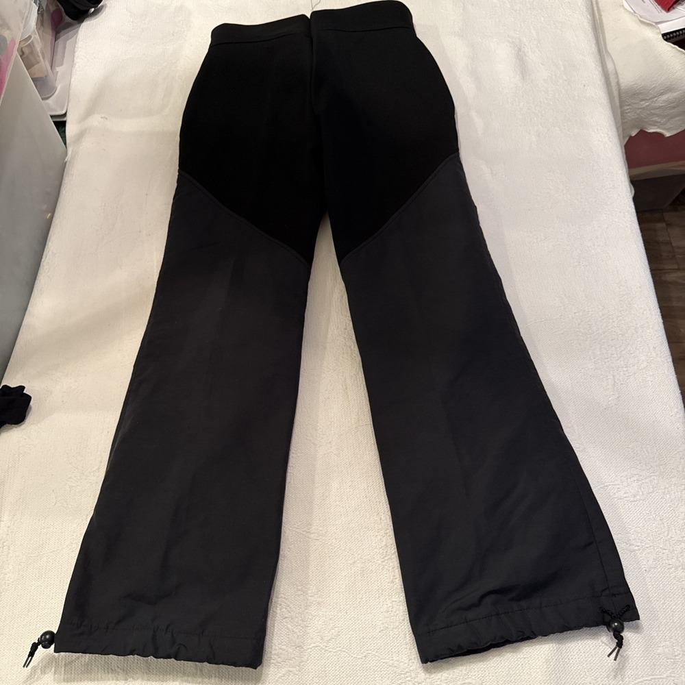 Vintage Roffe Women's Large Wool Blend Ski Pants Black   12 ‎ closure Bottom/dr - Picture 13 of 13
